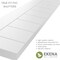 Ekena Millwork True Fit PVC Horizontal Slat Framed Modern Style Fixed Mount Shutters, White, 12W x 60H, PR TFP001HF12X060WH - alternate 8